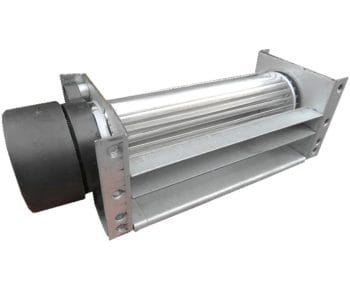 Вентилятор левосторонний поперечного потока 300 мм для печи