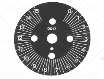 Диск со шкалой деление 15 минут (110371)