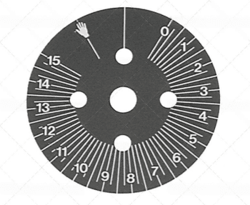 Диск со шкалой деление 15 минут (110379)