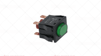 Выключатель двухполюсный зеленый (345235)