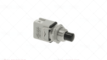 Выключатель нажимной кнопочный черный (345776)