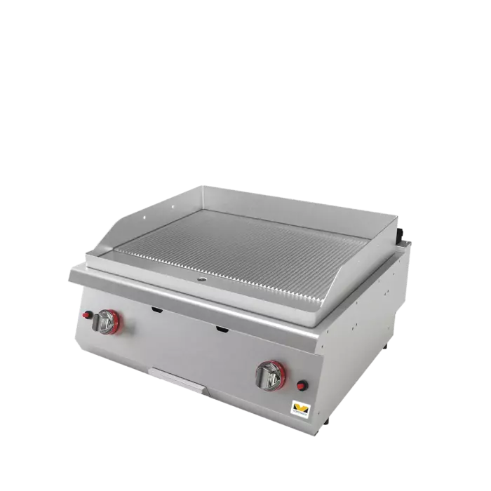 Поверхность жарочная газовая рифлёная т.м. VORTMAX мод. SFRG 78
