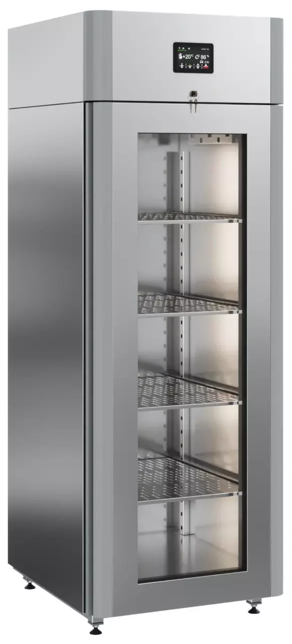 Шкаф холодильный комбинированный CS107 Cheese (со стеклянной дверью)